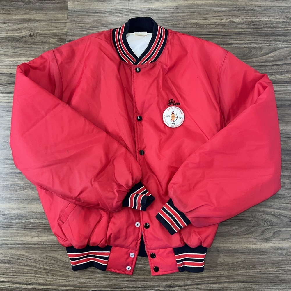 1990's Vintage Windbreaker NFAA Jacket Sz XL